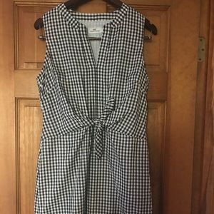 Black/white Gingham Vineyard Vines Dress